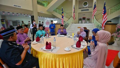 Bacaan doa makan di Majls Sambutan Raya JAIM