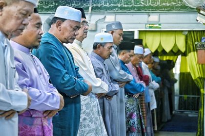 Solat Jumaat di Masjid Al-Muhtadin, Kampung Bukit Kechil, Paya Dalam