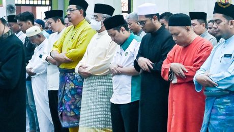 Solat Jumaat di Masjid Al-Azim, Masjid Negeri Melaka