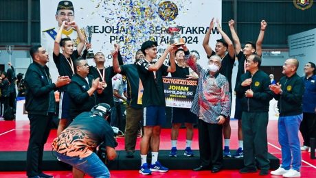 Perlawanan Akhir Kejohanan Sepak Takraw Tun Ali Cup 2024 Edisi Ketiga