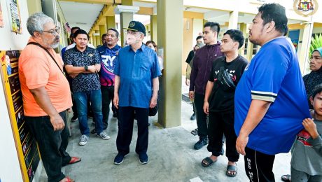 Lawatan ke Pusat Pemindahan Banjir Sekolah Kebangsaan Tanjung Minyak 2