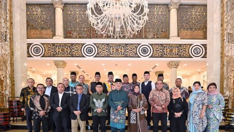 Kunjungan Hormat YB. Bapak Hamka Hendra Noer, Gubernur Gorontalo, Indonesia di Istana Melaka, Bukit Beruang, Melaka