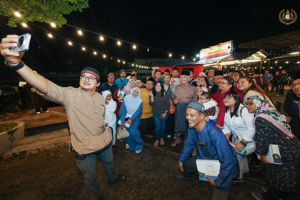 Meluangkan masa bermoreh bersama pengamal media Negeri Melaka di Char Kurt Teow Ketagih, Melaka