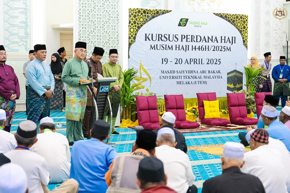Perasmian Kursus Perdana Haji 1446H/2025M di Masjid Sayyidina Abu Bakar UTeM 3