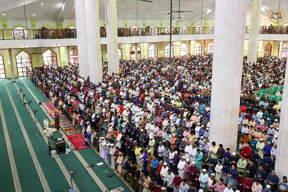 Solat Sunat Hari Aidilfitri Tahun 1446H/2025M di Masjid Al-Azim 2