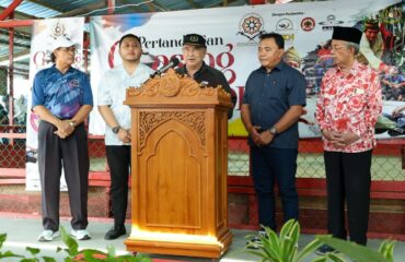 Yang di-Pertua Negeri Melaka hadir menyempurnakan Perasmian Penutup Pertandingan Gasing Antarabangsa Dunia Melayu Dunia Islam (DMDI) 2025